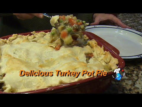 Homemade Turkey Pot Pie (can substitute chicken)