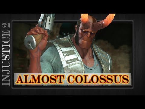 Injustice 2 | ALMOST COLOSSUS | NEW Hellboy Epic Gear Set Showcase w/ Gameplay & Shaders |