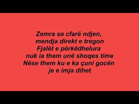 Noizy ft Stine - Tingujt e kitares ( me tekst / lyrics )