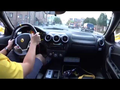 F430 with S-Line exhaust - downshift sound from a low 3000 rpm | RR430