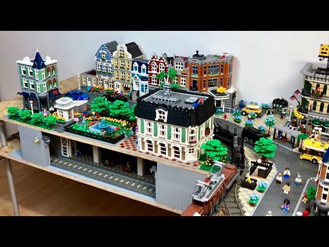 Bau einer Lego Stadt Teil 96. - Neues Haus und Güterwaggons für die Crocodile
