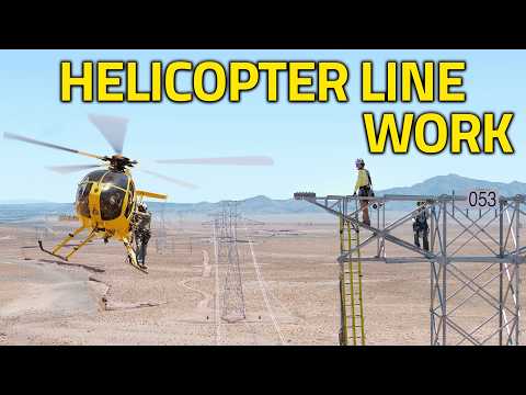 Inside the World’s Craziest Job: Aerial Power Line Work!
