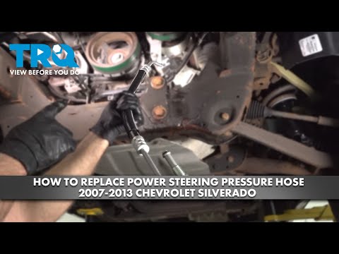 How to Replace Power Steering Pressure Hose 2007-2013 Chevrolet Silverado 1500