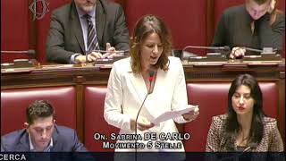 Sabrina De Carlo-Intervento su istituzione Ministero Istruzione e Ministero Università e Ricerca