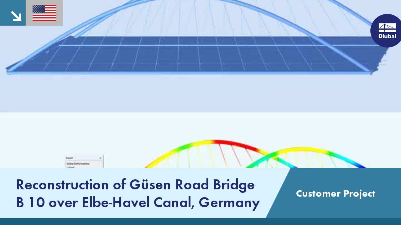 Customer Project: Reconstruction of Güsen Road Bridge B 10 over Elbe-Havel Canal, Germany