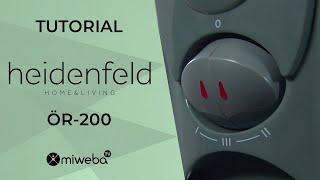 💡 TUTORIAL: Heidenfeld Ölradiator ÖR-200 | Anleitung | Bedienung 2023