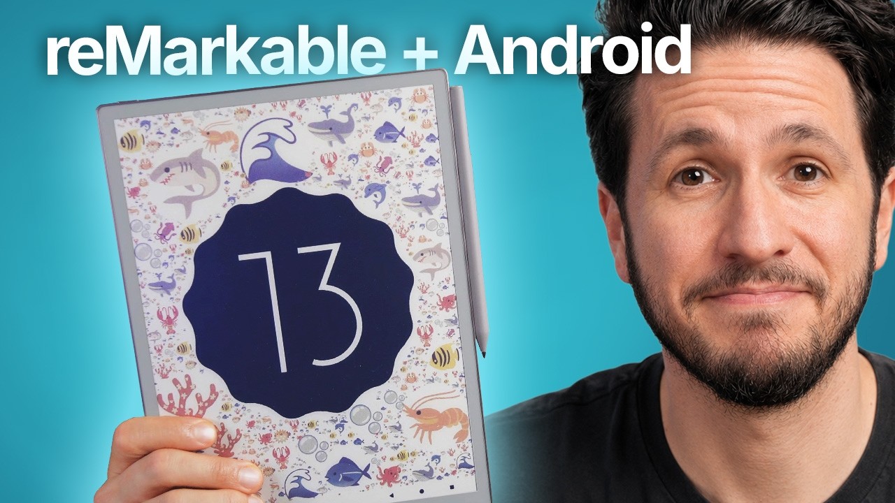 Android on the reMarkable Paper Pro &hellip; Surprisingly Good - YouTube