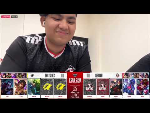 ONIC ESPORTS vs GEEK FAM ID GAME 1 MPL ID SEASON 8 WEEK 3 DAY 3