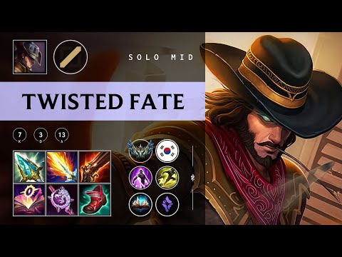 Twisted Fate Mid vs Sylas - KR Challenger Patch 25.22
