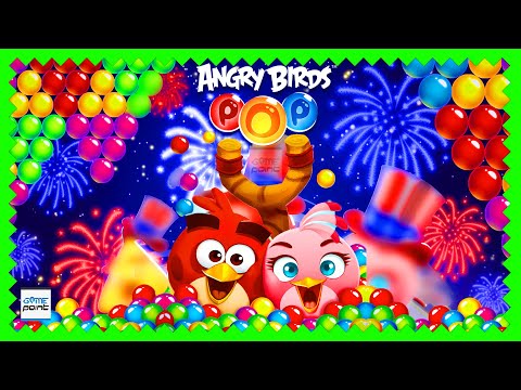 Angry Birds POP Bubble Shooter Play Online  Level 31 - 35 ( Angry Birds Bubble Shooter Game Video )