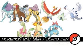Pokemon 2nd Gen / Johto Dex