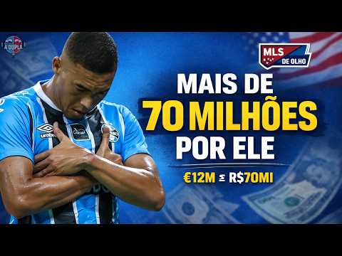🔵⚫️ Grêmio: MLS prepara oferta de R$ 70 mi | Dilema Carlos Vinícius