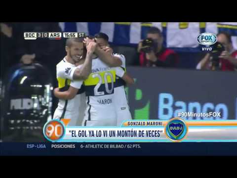 Maroni: "Cuando metí el gol se me vino la mente en blanco y por el túnel me temblaban las piernas"