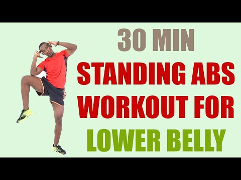 Standing Ab Workout for Lower Abs 20 Minute Flat Belly Workout