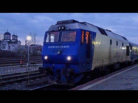 Trenul IR 1735 / R-E 4004 București Nord-Cluj Napoca-Baia Mare sosește la destinația finală