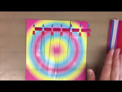 Weaving optical illusion