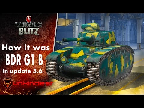 BDR G1 B in update 3.6 || OP broken tank