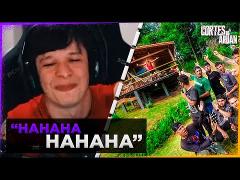 ARUAN REAGE A MEUS AMIGOS FICARAM COM MUITA INVEJA DO MINHA MANSÃO KKKKKK - Cortes do Aruan