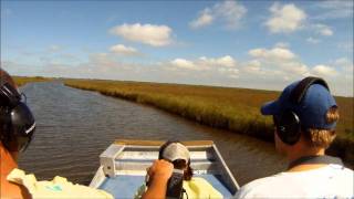 preview picture of video 'Saltgrass Outdoors Airboat Ride'