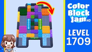 Solution du Niveau 1709 de Color Block Jam