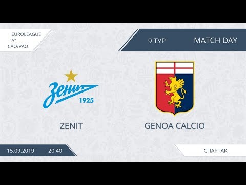 AFL19. Euroleague A. Division CAO/VAO. Day 9. Zenit - Genoa Calcio