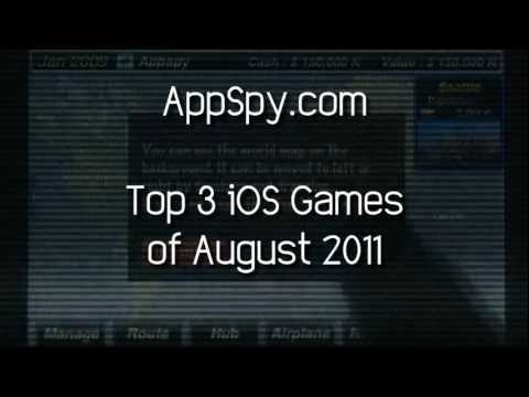 Top 3 iOS Games for August 2011 - AppSpy.com