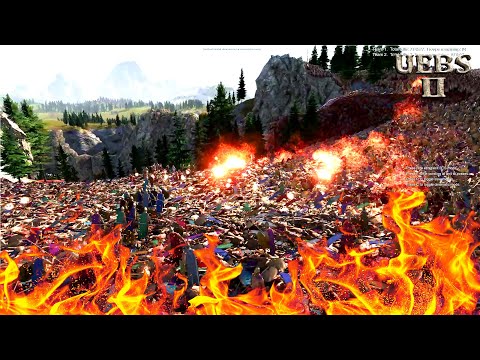 JOHN WICK & 100 CLEOPATRA AMBUSHED BY 1,000,000 SPARTANS IN THE VALLEY OF THE DEAD | UEBS2
