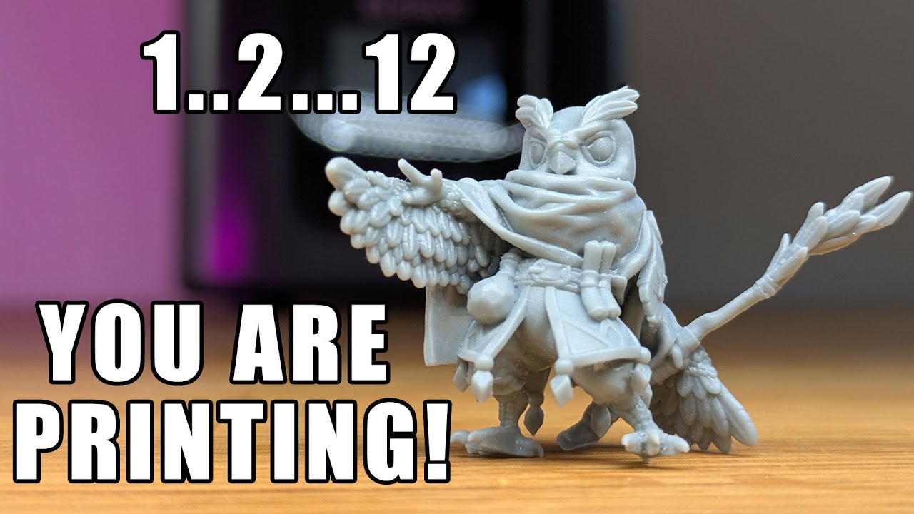 Give me 12 minutes, and I'll teach you how to print resin miniatures