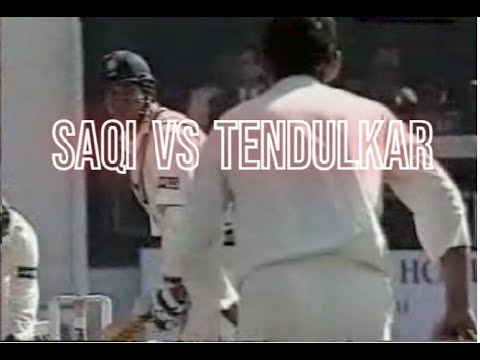 SAQLAIN MUSHTAQ VS TENDULKAR WICKET TEST MATCH PAKISTAN VS INDIA