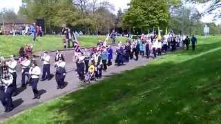 preview picture of video 'St George's Day Parade Daventry 26 April 2014'