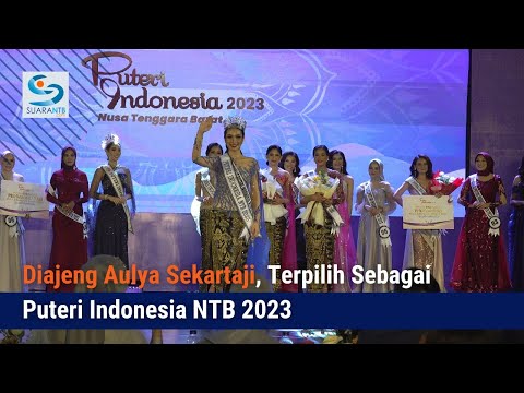 Diajeng Aulya Sekartaji was elected Miss Indonesia NTB 2023.