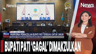 Bupati Pati 'Gagal' Dimakzulkan | Inews Terkini (31/10)