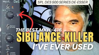 Video thumbnail for The SPL DeS is the Best Voice Over De-Esser I've Ever Used on the 416's Super Sibilance by The Microphone Assassin