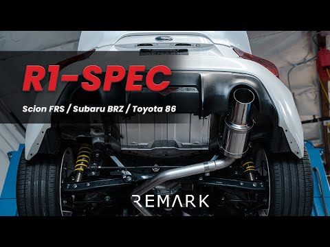 REMARK Scion FRS / Subaru BRZ / Toyota 86 R1-Spec Catback Exhaust System (Single-Exit)
