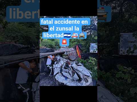 fatal accidente en el sunzal la libertad el salvador #feedshorts #accidente #noticias #viral