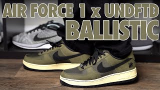 Nike x Undefeated Air Force 1 "Ballistic" Olive - Review