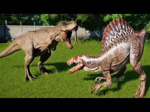 NEW CARNIVORE DINOSAURS SIZE Vs OLD CARNIVORE DINOSAURS SIZE - Jurassic World Evolution Update 1.4