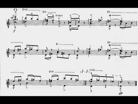 Dušan Bogdanović - Six Balkan Miniatures for Guitar (1991) [Score-Video]