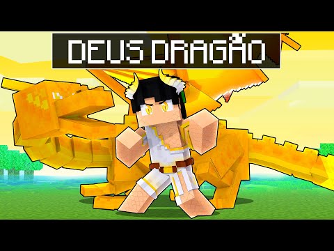 JOGANDO como um DRAGÃO DEUS no Minecraft