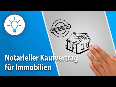 Notarieller Kaufvertrag für Immobilien / Das solltest du wissen! (explain it simple - Erklärvideo)