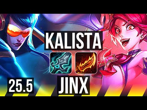KALISTA & Elise vs JINX & Lulu (ADC) | Legendary | KR Diamond | 25.5