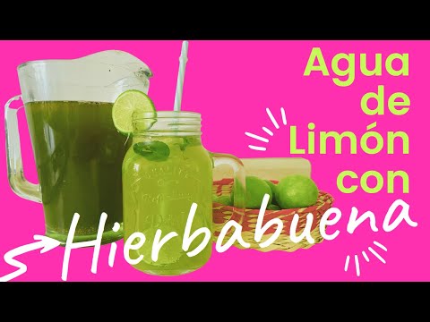 Refrescante AGUA de LIMÓN con HIERBABUENA