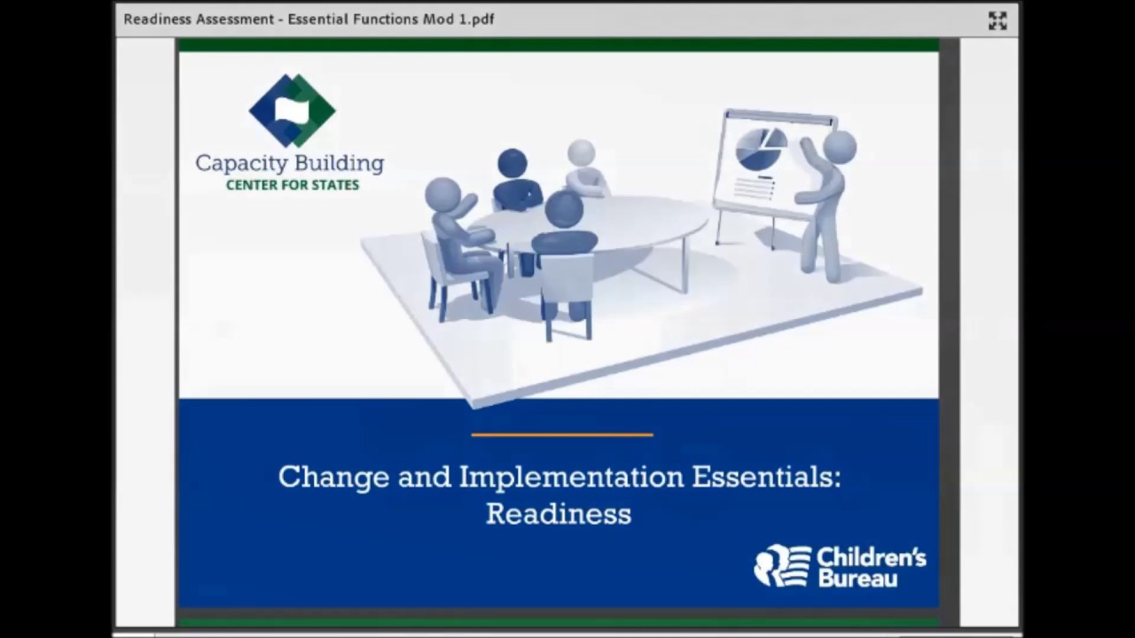 Change and Implementation in Practice: Readiness Video Module 1