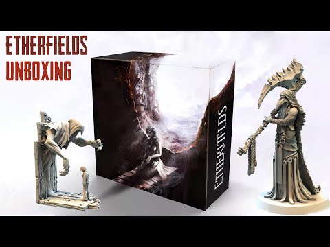 Etherfields UNBOXING | Core Box + Creature Box + Surprise Box - Game-Obscura
