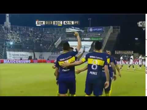 Golazo de Cristian Pavon - Gimnasia LP 0 x 3 Boca Juniors - Fecha 9 - Liga Argentina