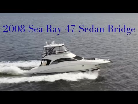2008 Sea Ray 47 Sedan Bridge Video