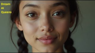✨ DreamAIQueens: Stunning Close-Up Portrait of a Beautiful Young Woman | AI Beauty Art