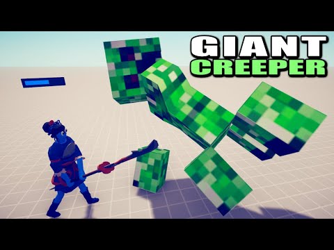 GIANT MINECRAFT CREEPER vs Every Faction - Totally Accurate Battle Simulator TABS