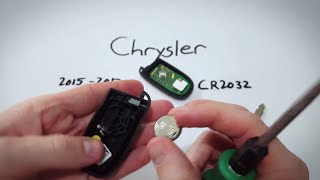Chrysler 200 Key Fob Battery Replacement (2015 - 2017)