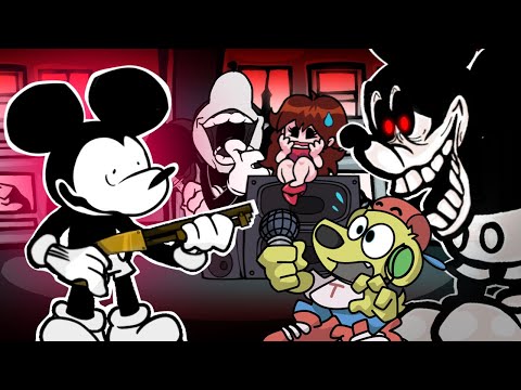 SHOTGUN MICKEY! Friday Night Funkin MICKEY MADNESS (Sad Mickey Mouse) FNF Mods 157